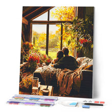 Cargar imagen en el visor de la galería, Diamond Painting - Abrazo matutino de otoño