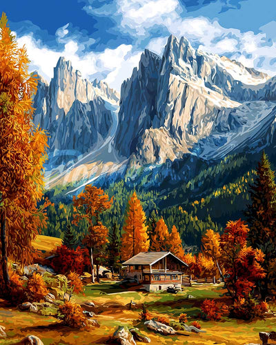 Diamond Painting - Otoño en los Dolomitas
