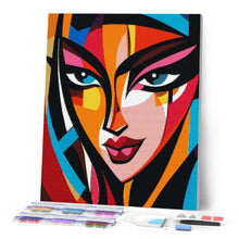 Cargar imagen en el visor de la galería, Diamond Painting - Rostro Abstracto Audaz