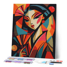 Cargar imagen en el visor de la galería, Diamond Painting - Geisha Abstracta Audaz