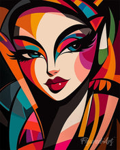 Cargar imagen en el visor de la galería, Diamond Painting - Dama Abstracta Audaz