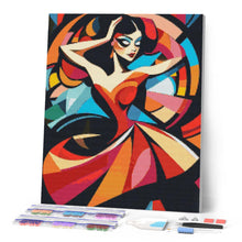 Cargar imagen en el visor de la galería, Diamond Painting - Bailarina Abstracta Audaz