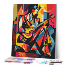 Cargar imagen en el visor de la galería, Diamond Painting - Guitarrista Abstracto Audaz