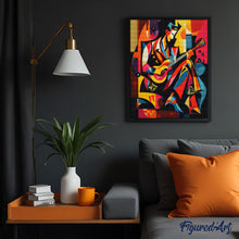 Cargar imagen en el visor de la galería, Diamond Painting - Guitarrista Abstracto Audaz