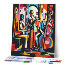 Cargar imagen en el visor de la galería, Diamond Painting - Banda de Jazz Abstracta Audaz