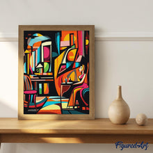 Cargar imagen en el visor de la galería, Diamond Painting - Café Abstracto Audaz