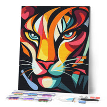Cargar imagen en el visor de la galería, Diamond Painting - Tigre 1 Abstracto Audaz