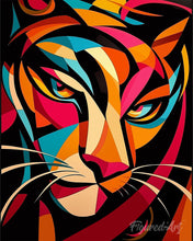 Cargar imagen en el visor de la galería, Diamond Painting - Tigre 2 Abstracto Audaz