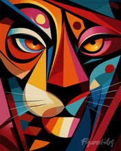 Cargar imagen en el visor de la galería, Diamond Painting - Tigre 3 Abstracto Audaz