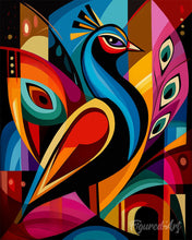 Cargar imagen en el visor de la galería, Diamond Painting - Pavo Real 2 Abstracto Audaz