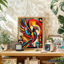 Cargar imagen en el visor de la galería, Diamond Painting - Fénix Abstracta Audaz