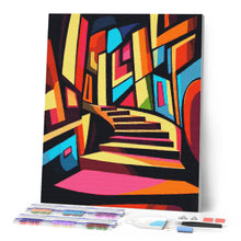 Cargar imagen en el visor de la galería, Diamond Painting - Escalera Abstracta Audaz