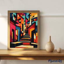 Cargar imagen en el visor de la galería, Diamond Painting - Callejón Abstracto Audaz