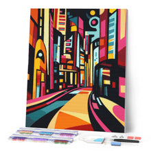 Cargar imagen en el visor de la galería, Diamond Painting - Calle Urbana Abstracta Audaz