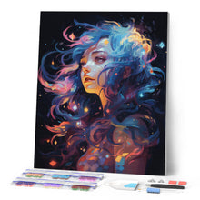 Cargar imagen en el visor de la galería, Diamond Painting - Mujer sueño neón