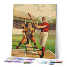 Cargar imagen en el visor de la galería, Diamond Painting - Jugadores de béisbol retro