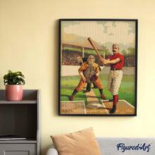 Cargar imagen en el visor de la galería, Diamond Painting - Jugadores de béisbol retro