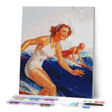 Cargar imagen en el visor de la galería, Diamond Painting - Chicas surfistas de Hawái