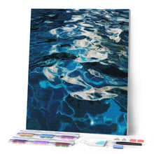 Cargar imagen en el visor de la galería, Diamond Painting - Resplandor cristalino azul
