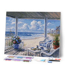 Cargar imagen en el visor de la galería, Diamond Painting - Porche de serenidad costera