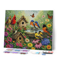Cargar imagen en el visor de la galería, Diamond Painting - Jardín del canto de los pájaros