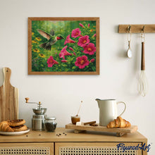 Cargar imagen en el visor de la galería, Diamond Painting - Colibrí revoloteando