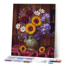 Cargar imagen en el visor de la galería, Diamond Painting - Ramo de jardín vibrante