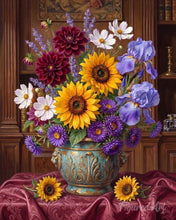 Cargar imagen en el visor de la galería, Diamond Painting - Ramo de jardín vibrante