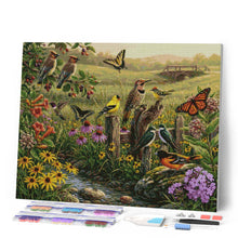 Cargar imagen en el visor de la galería, Diamond Painting - Armonía de flores silvestres