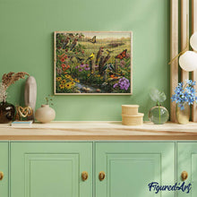 Cargar imagen en el visor de la galería, Diamond Painting - Armonía de flores silvestres