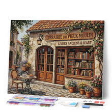 Cargar imagen en el visor de la galería, Diamond Painting - Encantadora librería francesa