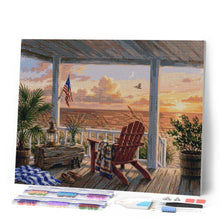 Cargar imagen en el visor de la galería, Diamond Painting - Resplandor vespertino junto al mar