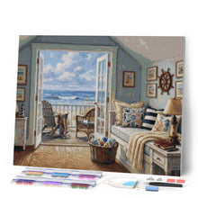 Cargar imagen en el visor de la galería, Diamond Painting - Vista al océano