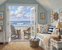 Cargar imagen en el visor de la galería, Diamond Painting - Vista al océano