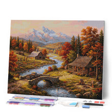 Cargar imagen en el visor de la galería, Diamond Painting - Otoño junto al río