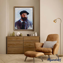 Cargar imagen en el visor de la galería, Diamond Painting - Autorretrato con boina - Monet