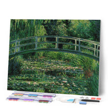 Cargar imagen en el visor de la galería, Diamond Painting - Nenúfares y puente japonés - Monet