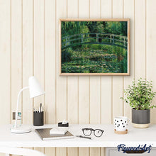 Cargar imagen en el visor de la galería, Diamond Painting - Nenúfares y puente japonés - Monet