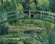 Cargar imagen en el visor de la galería, Diamond Painting - Nenúfares y puente japonés - Monet