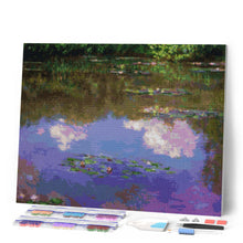 Cargar imagen en el visor de la galería, Diamond Painting - Nenúfares, Nubes - Monet