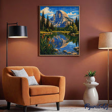 Cargar imagen en el visor de la galería, Diamond Painting - Parque Nacional de Yosemite, Half Dome - California
