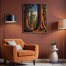 Cargar imagen en el visor de la galería, Diamond Painting - Parque Nacional de Yosemite, Mariposa Grove - California