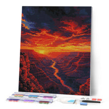 Cargar imagen en el visor de la galería, Diamond Painting - Parque Nacional del Gran Cañón, acantilados desérticos - Arizona