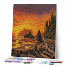 Cargar imagen en el visor de la galería, Diamond Painting - Parque nacional Olympic - Washington