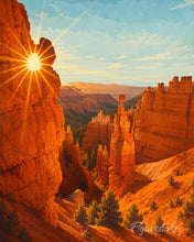 Cargar imagen en el visor de la galería, Diamond Painting - Parque Nacional del Cañón Bryce - Utah