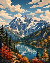 Cargar imagen en el visor de la galería, Diamond Painting - Parque nacional de las Cascadas del Norte - Washington