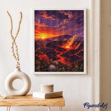 Cargar imagen en el visor de la galería, Diamond Painting - Parque Nacional de los Volcanes de Hawái