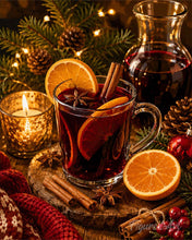 Cargar imagen en el visor de la galería, Diamond Painting - Vino caliente de Navidad