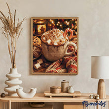 Cargar imagen en el visor de la galería, Diamond Painting - Chocolate caliente de Navidad