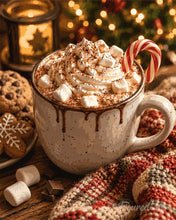 Cargar imagen en el visor de la galería, Diamond Painting - Chocolate caliente de Navidad